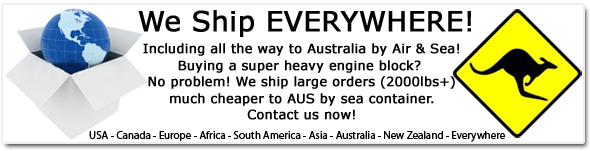 Worlwide Shipping on all Engine Parts