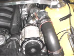 BMW Supercharger Kit - Engine Compartment