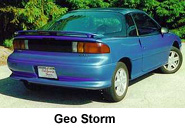 Geo Storm Rear Spoiler